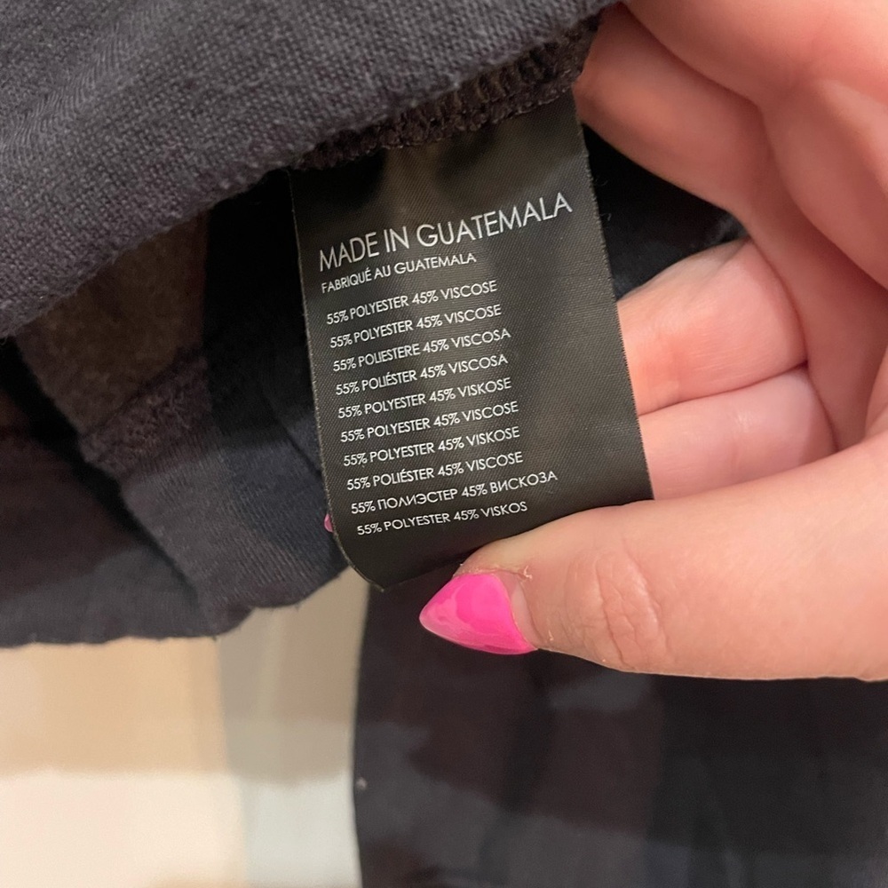 Club Monaco Navy Blue over sized hoodie - Picture 5 of 5